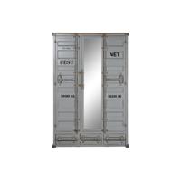 Kast Home ESPRIT Container Hemelsblauw Metaal 112 x 46 x 174 cm - thumbnail