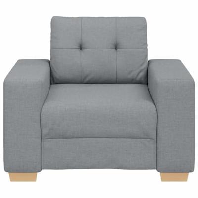 Fauteuil 60 cm stof lichtgrijs Fauteuil 60 cm stof lichtgrijs