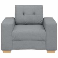 Fauteuil 60 cm stof lichtgrijs - thumbnail