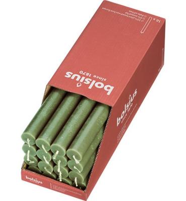 Bolsius huishoudkaars rustiek 27 cm fresh olijf Bolsius huishoudkaars rustiek 27 cm fresh olijf