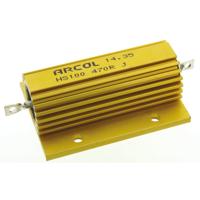 Arcol HS100 470R J Vermogensweerstand 470 Ω 200 W 1 stuk(s) - thumbnail