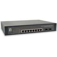 LevelOne GEP-1070 netwerk-switch Managed L2 Gigabit Ethernet (10/100/1000) Power over Ethernet (PoE) 19U Zwart - thumbnail