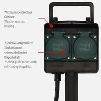 Brennenstuhl tuin stekkerdoos met grondpin 2x230V contactdoos voor tuin | 1154430 - 1154430 - thumbnail