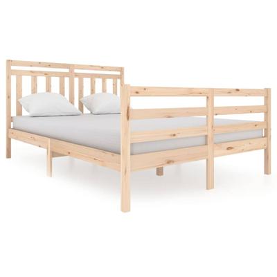 Bedframe massief hout 140x200 cm Bedframe massief hout 140x200 cm