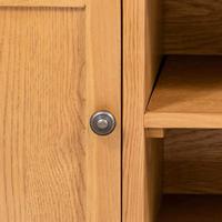 Tv-meubel 110x35x44 cm massief eikenhout - thumbnail