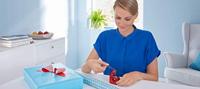 tesa Plakbanddispenser 57444-00001-00 Rood, Blauw Rolbreedte (max.): 19 mm Rollengte (max.) 33 m - thumbnail