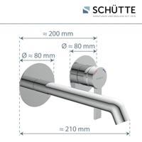 Schutte LOS ANGELES Wastafelkraan| Chroom | Voor wandmontage - 33160 - thumbnail