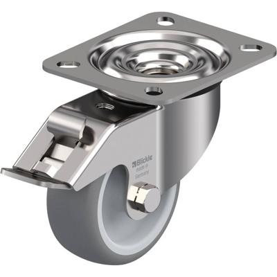Blickle LEX-TPA 80G-FI Zwenkwiel met rem Wieldiameter: 80 mm Draagvermogen (max.): 100 kg 1 stuk(s)