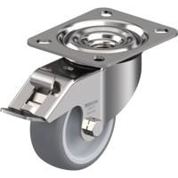 Blickle LEX-TPA 80G-FI Zwenkwiel met rem Wieldiameter: 80 mm Draagvermogen (max.): 100 kg 1 stuk(s) - thumbnail