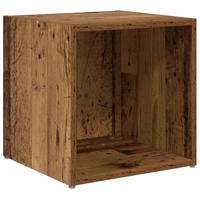 TV-kast met opslag 2 pcs Bruin 37 x 35 x 37 cm Bewerkt hout - thumbnail