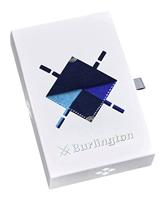 Burlington 2-paar heren sokken - Cadeau verpakking - Gift Box - Katoenen sokken met ruit print - thumbnail