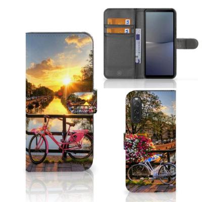 Sony Xperia 10 V | Flip Cover | Amsterdamse Grachten Sony Xperia 10 V | Flip Cover | Amsterdamse Grachten