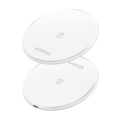 Draadloze oplader Aisens ASCH-15W1WC057-W Wit 15 W