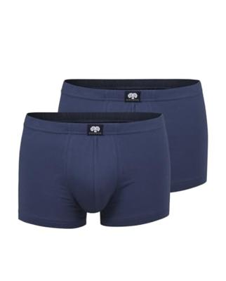 2-pak heren boxershorts 2700 - Blue - Blauw heren ondergoed - Grote maten katoenen onderbroeken - 6XL - Onderbroek heren - Ondergoed heren