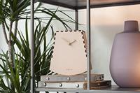 NeXtime NE-5207RZ Tafelklok Rocky 19.5x18x8.8 Cm Hout Zalm - thumbnail