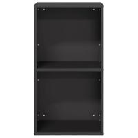 Brandhoutrek 40x30x75 cm koudgewalst staal zwart - thumbnail