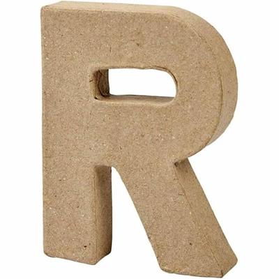 Creativ Company Letter papier-maché - r, 10cm Creativ Company Letter papier-maché - r, 10cm