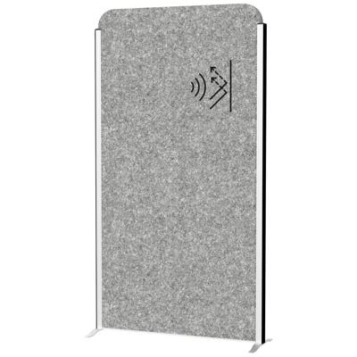 Maul 9701095 Scheidingswand Zilver, Donkergrijs