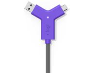 Logitech Swytch - Concentrateur (hub) - 2 x HDMI + 1 x SuperSpeed USB + 2 x USB-C - het bureau - thumbnail