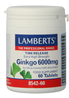 Lamberts Ginkgo 6000mg Time Release Tabletten - thumbnail