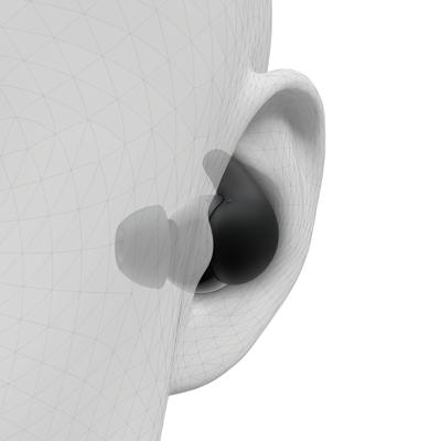 Sony LinkBuds Fit - Draadloze Noise Cancelling oordopjes - de hele dag comfortabel, Hi-Res audio, omgevingsgeluidmodus, 21 uur batterijduur, multipoint-verbinding, werkt met iOS en Android - Zwart