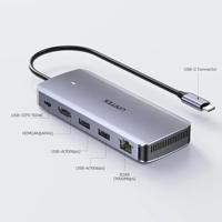 UNITEK ACTIEVE HUB USB-C 10GBPS, M.2, HDMI, PD 100W - thumbnail