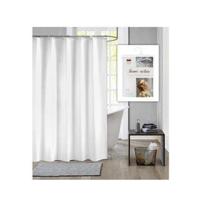 Dutch House Douchegordijn Damast 180x200 cm Wit - thumbnail