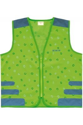 Wowow Reflectievest kids nutty jacket maat m groen