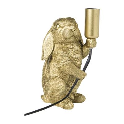 Lampvoet konijn - goudkleurig - 21x13x9.5 cm Lampvoet konijn - goudkleurig - 21x13x9.5 cm