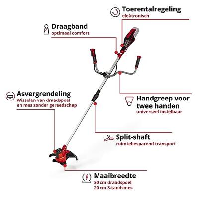 Einhell AGILLO 18/200 Li Solo - Accu Bosmaaier | 18V | Zonder accu en lader - 3411310 3411310 - thumbnail