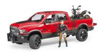 bruder Dodge RAM Power wagen met accessoires modelvoertuig - thumbnail
