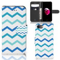 iPhone 7 | 8 | SE (2020) | SE (2022) | Telefoon Hoesje | Zigzag Blauw - thumbnail