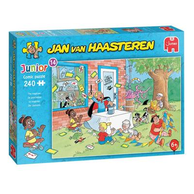 Jumbo Jan van Haasteren Junior de goochelaar 150 stukjes Jumbo Jan van Haasteren Junior de goochelaar 150 stukjes