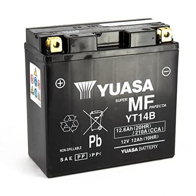 YUASA batterij "yt14b / yt14b-bs". battery yt14b agm