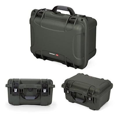 Nanuk 918 waterdichte hardshell koffer met pluche schuiminleg - olijf