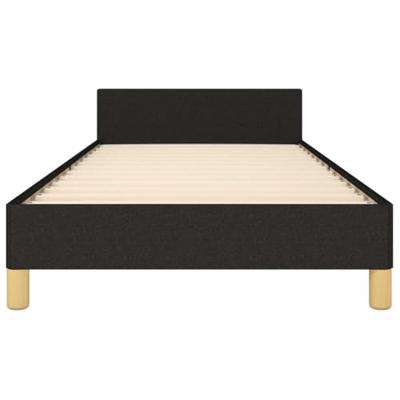 Bedframe zonder matras 80x200 cm stof zwart