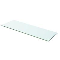 Wandschap transparant 60x15 cm glas - thumbnail