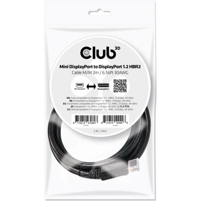 Club 3D Mini DisplayPort - DisplayPort 1.2 kabel
