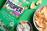 Proper Chips Chips sour cream & chive flavour 85 Gram - thumbnail