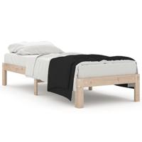 Bedframe massief hout 75x190 cm - thumbnail