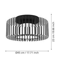 Eglo PlafondlampGinestrone-Z Ø 45cm design - 900722 - thumbnail