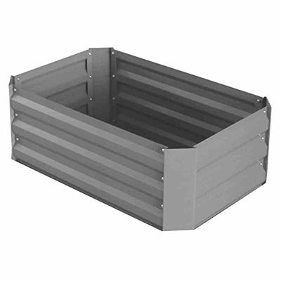 Siena Garden 557075 Metalen hoogbeet, 120 x 90 x 30 cm grijs, verzinkt en gepoedercoat 1 stuk(s) Siena Garden 557075 Metalen hoogbeet, 120 x 90 x 30 cm grijs, verzinkt en gepoedercoat 1 stuk(s)