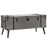 Salontafel 102x51x47,5 cm MDF en aluminium - thumbnail