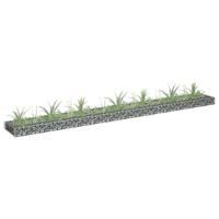 VidaXL Gabion plantenbak verhoogd 270x30x10 cm gegalvaniseerd staal - thumbnail