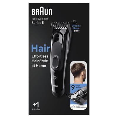 Braun HC5310 Haartrimmer Zwart Braun HC5310 Haartrimmer Zwart