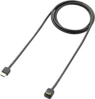 SpeaKa Professional SP-9071828 HDMI-kabel HDMI Aansluitkabel HDMI-A-stekker, HDMI-A-stekker 1.80 m Zwart 4K UHD, Audio Return Channel (ARC), Vergulde - thumbnail