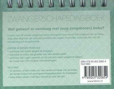 Elke Dag Dichterbij, Zwangerschapsdagboek (Julie B Carr)