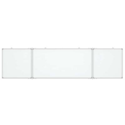 Whiteboard magnetisch inklapbaar 160x40x1,7 cm aluminium Whiteboard magnetisch inklapbaar 160x40x1,7 cm aluminium