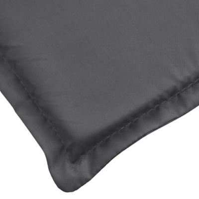 Ligbedkussen 200x70x3 cm oxford stof antracietkleurig