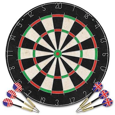 Dartbord professioneel met 6 darts en surround sisal